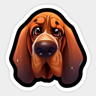 Sweetheart Bloodhound Sticker